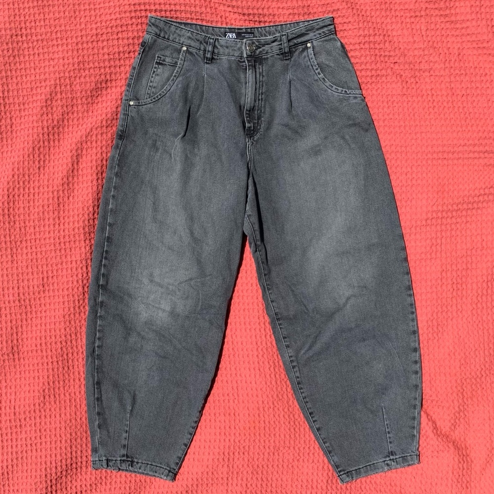 Gray wide leg Zara pants